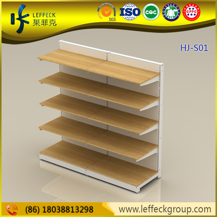 Single-sided Gondola Shelving